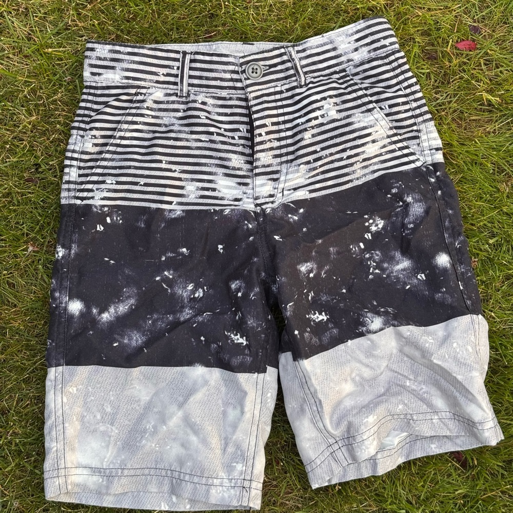 Mossimo Supply Co. Gray and Black Patterned Pants